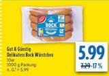 diska Theisseil - Delikatess Bock Würstchen Angebot im Prospekt Delikatess Bock Würstchen bei diska im Theisseil Prospekt für 5,99 €