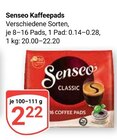 Kaffeepads im Angebot bei GLOBUS in Altenburg Kaffeepads Angebote von Senseo bei GLOBUS Altenburg für 2,22 €