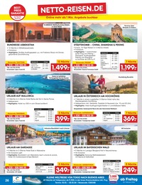 Rundreise im Netto Marken-Discount Prospekt Aktuelle Angebote auf S. 42