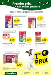 Croquettes Chien Angebote im Prospekt "1ER PRIX" von Maxi Zoo auf Seite 4