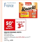 Promo Knacki Original à 3,49 € dans le catalogue Auchan Supermarché à La Valette-du-Var