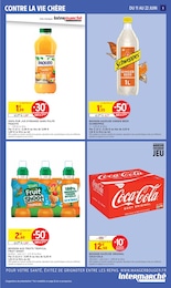 Prix et réduction Coca-Cola dans le prospectus Intermarché en cours Offre Coca-Cola dans le catalogue Intermarché du moment à la page 5