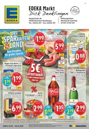 Aktueller EDEKA Prospekt mit Cola, "Aktuelle Angebote", Seite 1