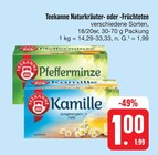 Aktuelles Naturkräuter- oder -Früchtetee Angebot bei E center in Nürnberg ab 1,00 €