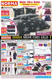 Discounter Prospekt von Norma Murrhardt Norma Prospekt: "Mehr fürs Geld", 16 Seiten, 21.11.2022 - 26.11.2022