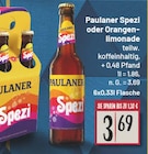 Spezi oder Orangenlimonade von Paulaner im aktuellen EDEKA Prospekt für 3,69 €