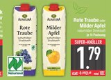 Rote Traube oder Milder Apfel bei EDEKA im Prospekt "" für 1,79 €