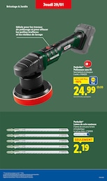 Prix et réduction Scie dans le prospectus Lidl en cours Offre Scie dans le catalogue Lidl du moment à la page 9