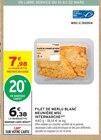 Filet de Merlu Blanc Meunière MSC - Intermarché en promo chez Intermarché Hyper Filet de Merlu Blanc Meunière MSC - Intermarché dans le catalogue Intermarché Hyper