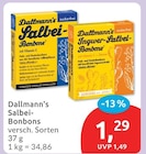 Salbei-Bonbons von Dallmann's für 1,29 € bei budni im Angebot Salbei-Bonbons von Dallmann's im aktuellen budni Prospekt