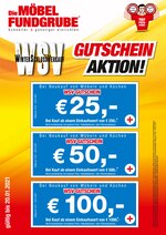 Die Möbelfundgrube Prospekt für Altenhof mit 1 Seiten Die Möbelfundgrube Prospekt für Altenhof: "GUTSCHEIN-AKTION!", 1 Seiten, 14.01.2021 - 20.01.2021