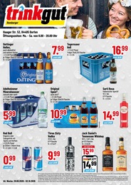 Trinkgut Prospekt für Velden: "Aktuelle Angebote", 4 Seiten, 28.09.2026 - 02.10.2026