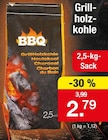 Grillholzkohle im Angebot bei Zimmermann in Emden Grillholzkohle Angebote von BBQ bei Zimmermann Emden für 2,79 €