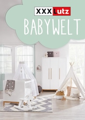 Aktueller XXXLutz Möbelhäuser Prospekt mit Garderobe, "BABYWELT", Seite 1