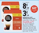 Capsules de café - NESCAFÉ DOLCE GUSTO en promo à 3,24 € chez E.Leclerc Capsules de café - NESCAFÉ DOLCE GUSTO dans le catalogue E.Leclerc