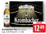 Pils im Angebot bei E center in Schwäbisch Gmünd Pils Angebote von Krombacher bei E center Schwäbisch Gmünd für 12,49 €
