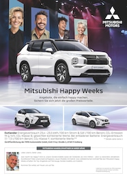 Mitsubishi Prospekt für Staudach-Egerndach: "Mitsubishi Happy Weeks", 1 Seite, 15.09.2025 - 13.10.2025