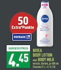 BODY LOTION im Angebot bei Marktkauf in Iserlohn BODY LOTION Angebote von NIVEA bei Marktkauf Iserlohn für 4,45 €