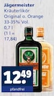 Kräuterlikör Original o. Orange Angebote von Jägermeister bei Getränkewelt Hagen für 12,49 €
