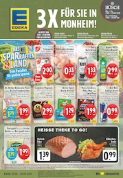 EDEKA Prospekt für Monheim (Rhein) mit 26 Seiten EDEKA Prospekt für Monheim (Rhein): "Aktuelle Angebote", 26 Seiten, 15.09.2025 - 20.09.2025
