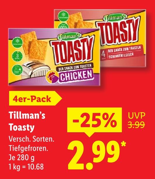 Toasty Schweinefleisch