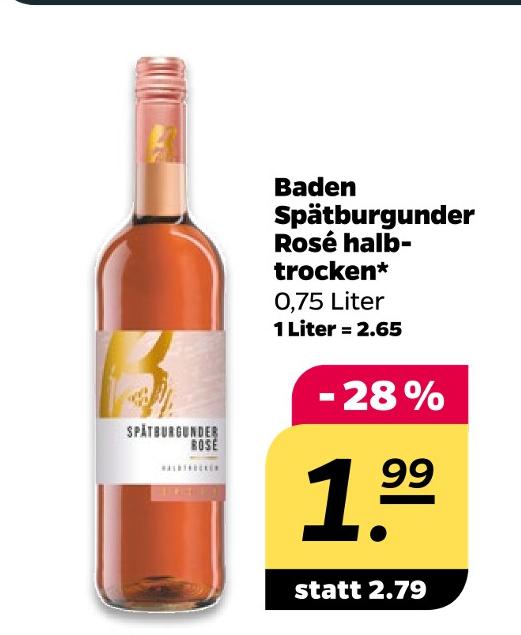 Baden Spätburgunder Rosé halbtrocken