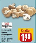 Braune Champignons bei REWE im Hilden Prospekt für 1,49 €