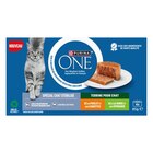 Terrines pour chats stérilisés - PURINA ONE - Carrefour à Brest Terrines pour chats stérilisés - PURINA ONE en promo chez Carrefour Brest à 1,78 €
