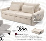 Big Sofa bei BRAUN Möbel-Center im Stockach Prospekt für 899,00 €