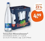 Aktuelle Mineralwasser Angebote bei tegut in Stuttgart Aktuelles Mineralwasser Angebot bei tegut in Stuttgart ab 4,99 €