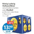 Aktuelle König Pilsener Angebote bei V-Markt in Augsburg Aktuelles Hefeweißbier Angebot bei V-Markt in Augsburg ab 13,99 €