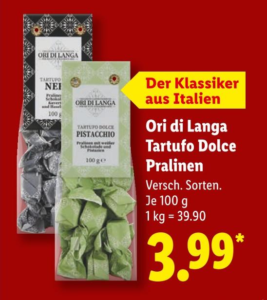 Tartufo Dolce Pralinen