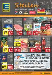 EDEKA Supermarkt Prospekt der aktuellen Woche mit 28 Seiten, gültig von 24.08.2026 bis 29.08.2026, in Bad Münstereifel und Umgebung Aktueller EDEKA Supermarkt Prospekt in Bad Münstereifel und Umgebung, "Aktuelle Angebote" mit 28 Seiten, 24.08.2026 - 29.08.2026