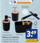 Badezimmer-Zubehör Angebote von HOME CREATION bei ALDI SÜD Würzburg für 3,49 €