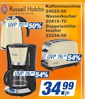 Kaffeemaschine im Angebot bei famila Nordost in Falkensee Kaffeemaschine Angebote von Russell Hobbs bei famila Nordost Falkensee für 34,99 €