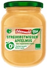 Streuobstwiesen Apfelmus ohne Zucker von Odenwald Bio für 1,49 € bei REWE im Angebot Streuobstwiesen Apfelmus ohne Zucker von Odenwald Bio im aktuellen REWE Prospekt