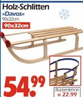 Holz-Schlitten Davos Angebote bei Wreesmann Altenburg für 22,99 €