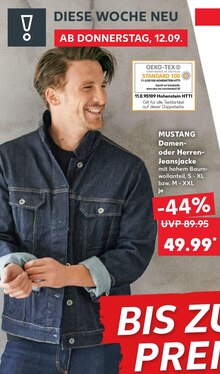 Damen- oder Herren-Jeansjacke bei Kaufland in Krefeld Damen- oder Herren-Jeansjacke im Angebot bei Kaufland Krefeld für 49,99 €