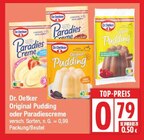 Original Pudding oder Paradiescreme von Dr. Oetker im aktuellen EDEKA Prospekt