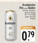 Aktuelles Pils oder Radler Angebot bei E center in Brühl ab 0,79 €