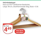 Kleiderbügel Angebote von OHO bei GLOBUS Maintal für 4,49 €