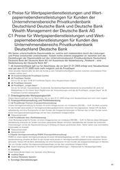 Papier im Deutsche Bank Prospekt in Herne Aktueller Deutsche Bank Prospekt mit Papier, "Preis- und Leistungsverzeichnis", Seite 17
