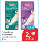 Fußmaske von Schaebens im aktuellen budni Prospekt