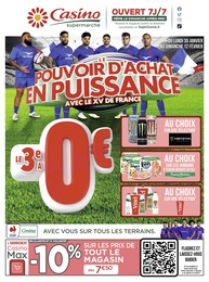 Prospectus Casino Supermarchés, "Le pouvoir d'achat en puissance avec le XV de France",  pages, 30/01/2023 - 12/02/2023