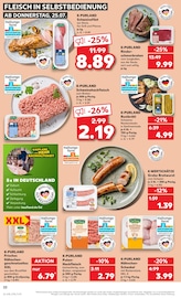 Hähnchenschenkel Angebote im Prospekt "Aktuelle Angebote" von Kaufland auf Seite 22