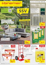 Carl Bremer GmbH & Co. KG Prospekt: "BEREIT FÜR DEN SOMMER", 8 Seiten, 27.06.2026 - 18.07.2026