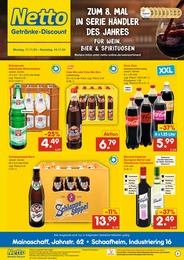 Netto Marken-Discount Prospekt: "DER ORT, AN DEM DU IMMER AUSGEZEICHNETE PREISE FINDEST.", 2 Seiten, 11.11.2024 - 16.11.2024