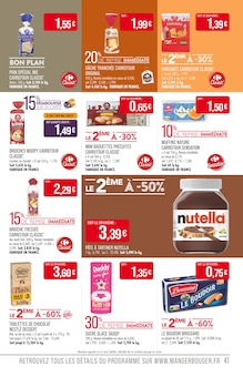 Promotion Nutella dans le prospectus Supermarchés Match, valable du 09/12/2025 au 27/12/2025 Promo Nutella dans le catalogue Supermarchés Match du moment à la page 41