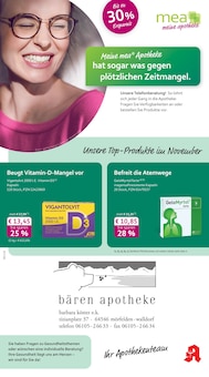 mea - meine apotheke Prospekt Unsere Oktober-Angebote mit 4 Seiten