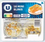 Mini Blinis Apero - U en promo chez U Express Mini Blinis Apero - U dans le catalogue U Express